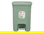 Stefanplast Papelera Domus Gr con Pedal, Verde Menta, 20 Litros, Plástico PP, Extraíble, 27x38x31 cm (Set de 6)