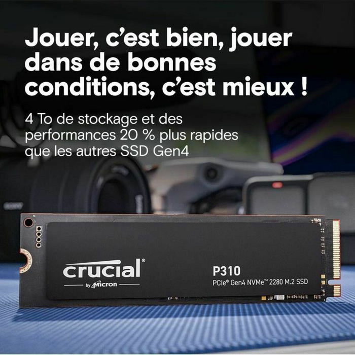Crucial P310 4 TB NVMe PCIe M.2 SSD