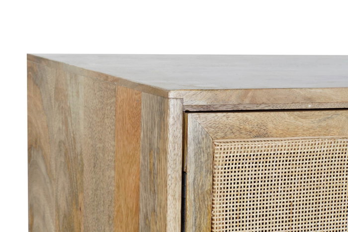 DKD Home Decor Buffet de Mango y Ratán Natural 150x40x77 DKD Home Decor Buffet de Mango y Ratán Natural 150x40x77
