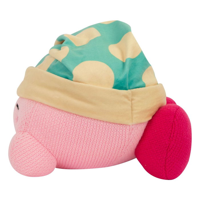 Kirby Peluche Nuiguru-Knit Kirby Sleeping Mega 25 cm