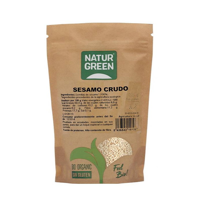 NATURGREEN Sesamo Crudo Bio 225 g