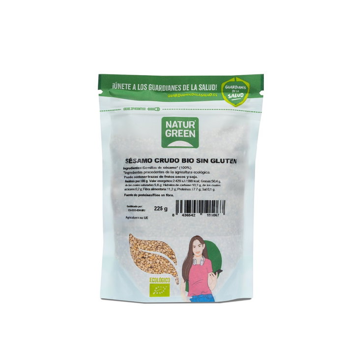 NATURGREEN Sésamo Crudo BIO 225 g NATURGREEN Sésamo Crudo BIO 225 g