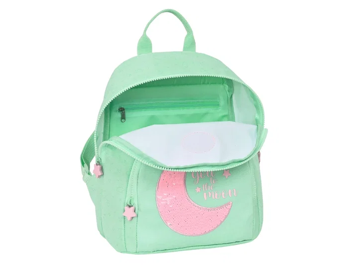 Safta Mini Mochila Reciclado Blackfit8 Moon