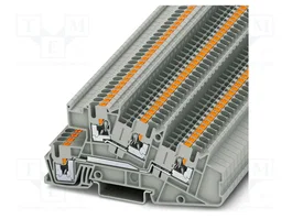 Phoenix Contact 3213953 PTI 2,5-L/L Terminal de Distribución de 4 Polos, Gris