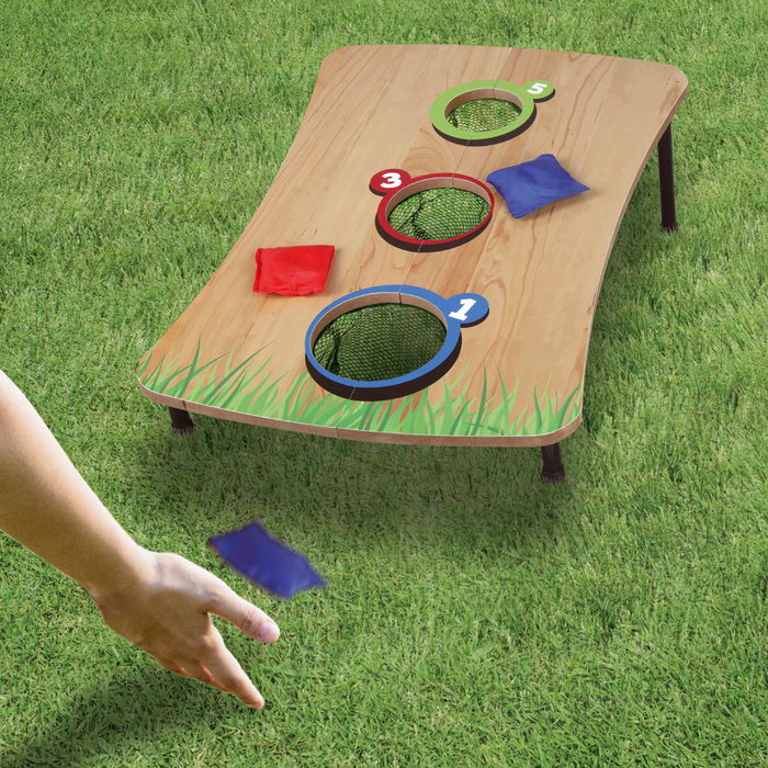 Mister Gadget Juego Lanzar Bolsas En Madera Jeux Outdoor 39.5x60 cm