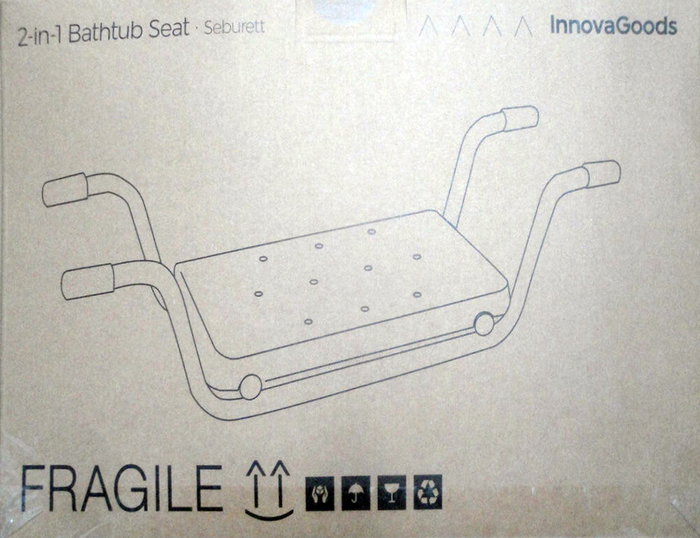 Innovagoods Seburett Asiento 2 en 1 Ajustable y Extensible Innovagoods Seburett Asiento 2 en 1 Ajustable y Extensible