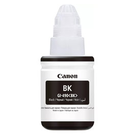 Canon Tinta Negra GI-490BK, Botella de 130 ml, Fabricado en Japón, 1 Unidad