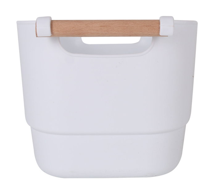 Confortime Cesta Multiusos con Asas de Madera (Pack de 12 Unidades)
