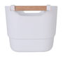 Confortime Cesta Multiusos con Asas de Madera (Pack de 12 Unidades)