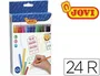 Jovi Estuche de 24 Rotuladores Colores Surtidos Slim