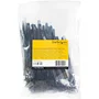 StarTech.com CBMZTRB6BK Bridas de Nylon Reutilizables, Paquete de 100, 15 cm (150mm) de Largo, Color Negro para Organización de Cables, UL94 V-2, Diám. Máx. 35mm