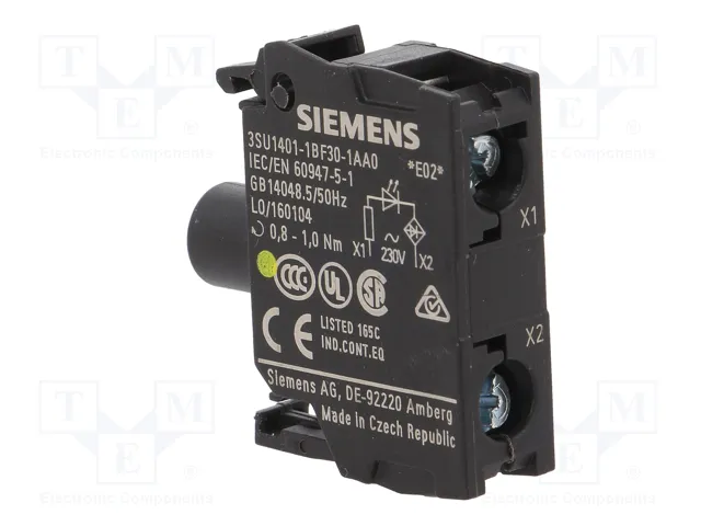 SIEMENS Elemento iluminador LED 22mm amarillo