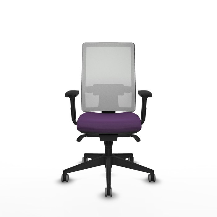 PIQUERAS Y CRESPO Silla de oficina Horna con mecanismo Sincro, Morado y Blanco PIQUERAS Y CRESPO Silla de oficina Horna con mecanismo Sincro, Morado y Blanco