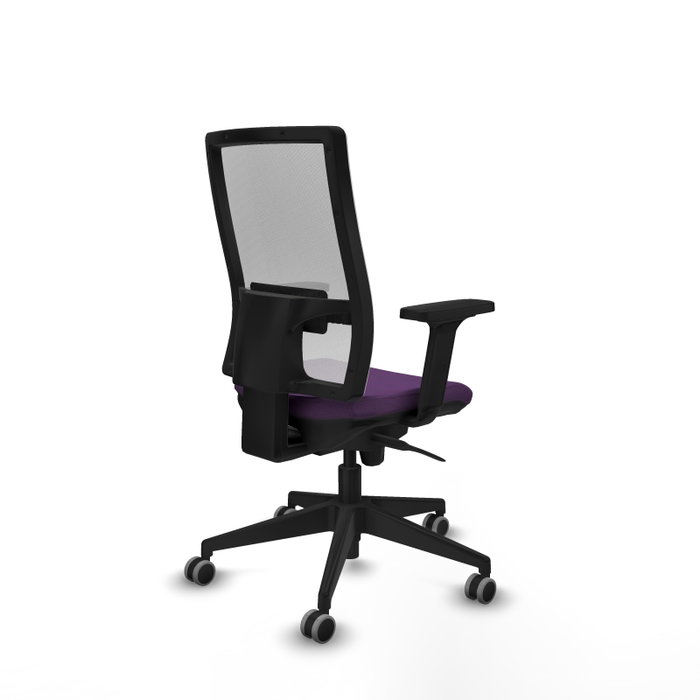 PIQUERAS Y CRESPO Silla de oficina Horna con mecanismo Sincro, Morado y Blanco PIQUERAS Y CRESPO Silla de oficina Horna con mecanismo Sincro, Morado y Blanco
