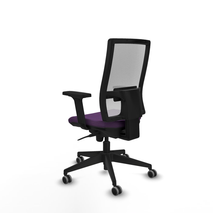 PIQUERAS Y CRESPO Silla de oficina Horna con mecanismo Sincro, Morado y Blanco PIQUERAS Y CRESPO Silla de oficina Horna con mecanismo Sincro, Morado y Blanco