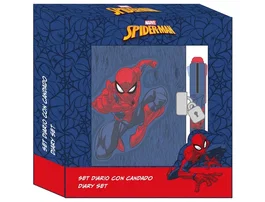 Safta Set de Diario con Candado Spider-Man