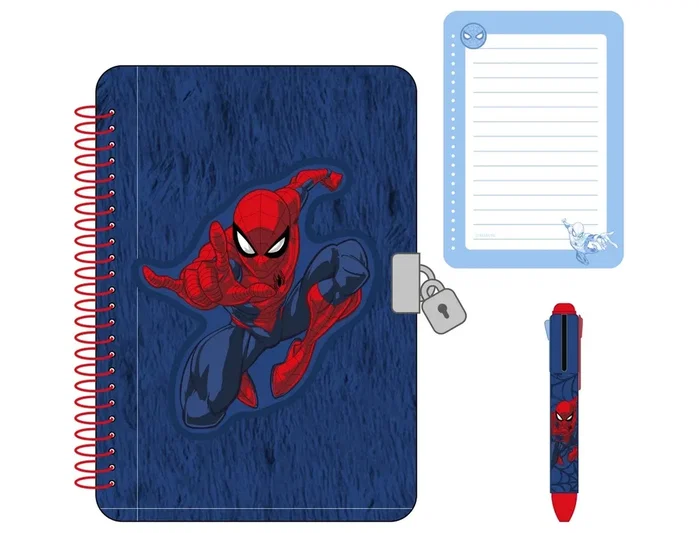 Safta Set de Diario con Candado Spider-Man