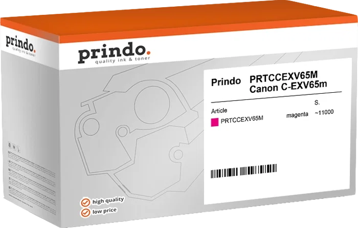 Prindo Classic Tóner Magenta compatible con Canon C-EXV65m Prindo Classic Tóner Magenta compatible con Canon C-EXV65m