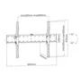 Equip 650332 - Soporte de Pared para TV 37-70 Pulgadas, Inclinable, 40 kg Máx., Compatible VESA 600x400, Negro