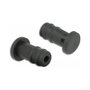 DeLOCK 60251 Cubierta antipolvo para conector estéreo hembra de 3,5 mm, 10 piezas, Negro
