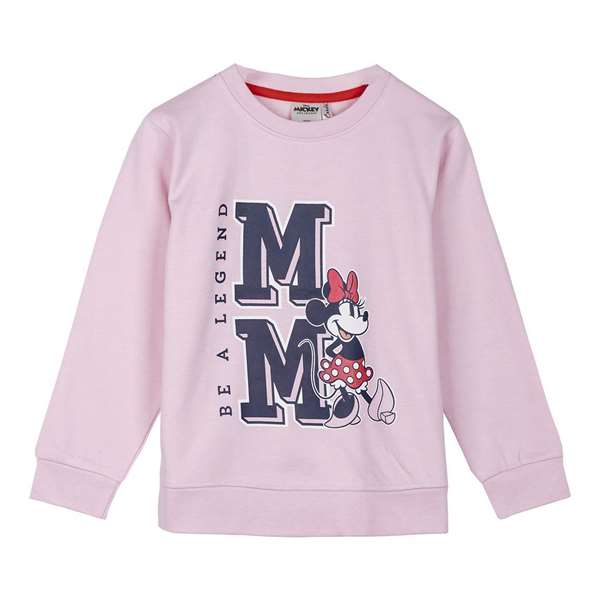 Cerdá Sudadera Cotton Brushed Minnie Talla 5 años Rosa