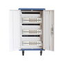 Phasak Armario Rack de seguridad PHT 3530 para 30 dispositivos Blanco/Azul