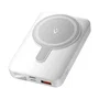 Vention FHTW0 Batería Externa Power Bank 10000 mAh 22.5W Power Delivery, Carga Inalámbrica y Rápida con Cable USB-C A Incluido, Color Blanco