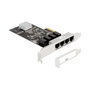 DeLOCK Tarjeta de Red PCI Express x4 a 4 x RJ45 Gigabit LAN 88618