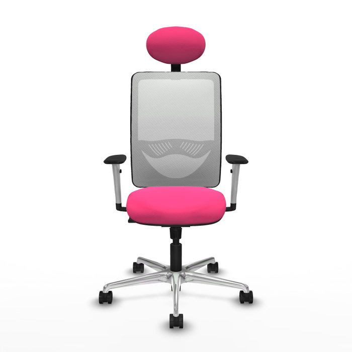 PIQUERAS Y CRESPO Silla de oficina Zulema Rosa y Blanco PIQUERAS Y CRESPO Silla de oficina Zulema Rosa y Blanco