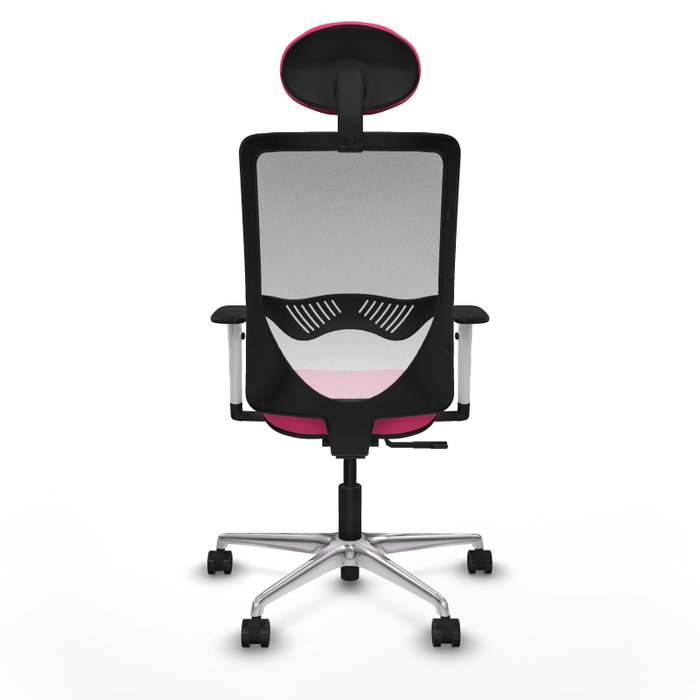PIQUERAS Y CRESPO Silla de oficina Zulema Rosa y Blanco PIQUERAS Y CRESPO Silla de oficina Zulema Rosa y Blanco