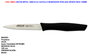 Arcos Cuchillo mondador con sierra serie Nova 100 mm black/negro