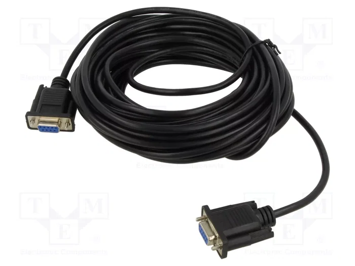 DeLOCK Cable serie RS-232 D-Sub9 hembra a hembra de módem nulo 10 m