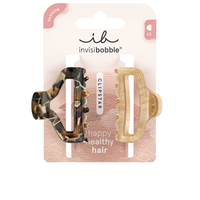 Invisibobble Clipstar M #Golden Roar Pinza Mediana para el Cabello 2 unidades Invisibobble Clipstar M #Golden Roar Pinza Mediana para el Cabello 2 unidades