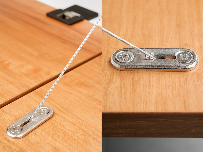 Emuca Mecanismo para puertas abatibles Miniwinch con tapa, 10kg, Acero y Plástico, Gris