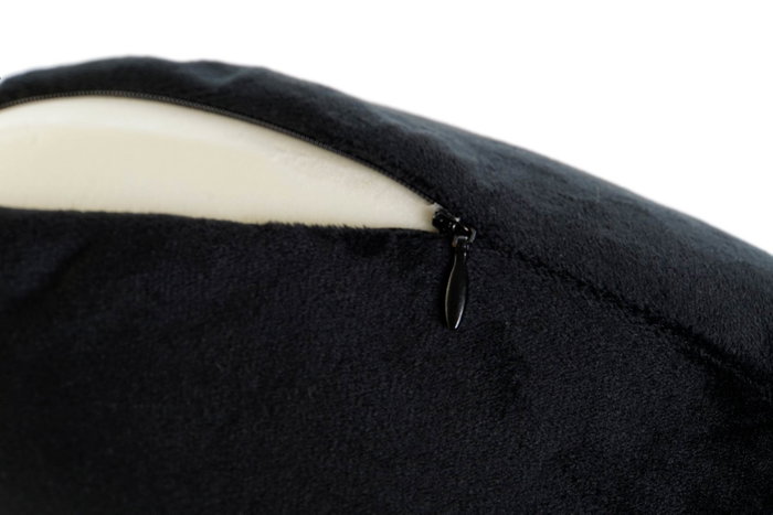 DKD Home Decor Cojín de Viaje con Capucha Negro DKD Home Decor Cojín de Viaje con Capucha Negro