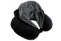 DKD Home Decor Cojín de Viaje con Capucha Negro