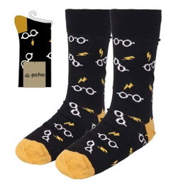 Cerdá Calcetines Harry Potter Glasses & Lightning Talla 38-45 Azul