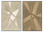 DKD Home Decor Cuadro Lienzo Poliéster 83x4,5x123 Surtido de 2 unidades