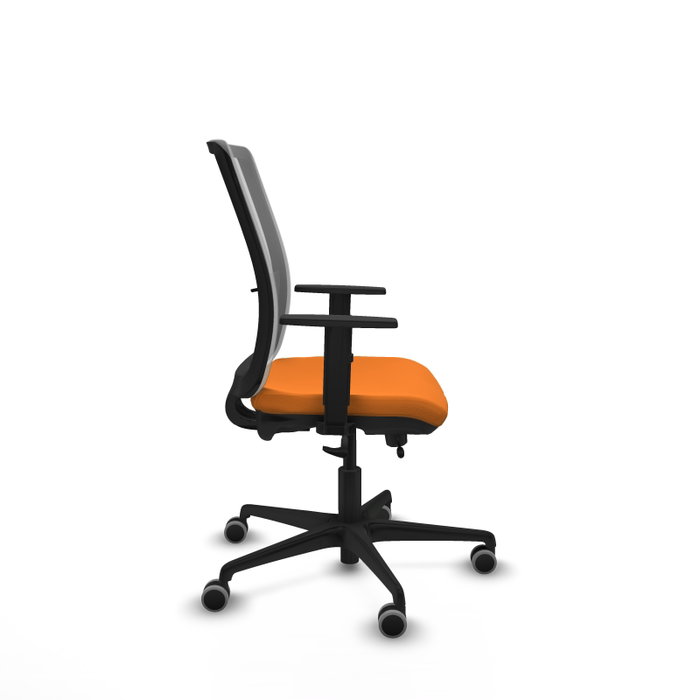 PIQUERAS Y CRESPO Silla de oficina Haches Naranja y Gris
