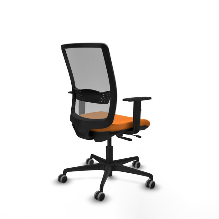 PIQUERAS Y CRESPO Silla de oficina Haches Naranja y Gris