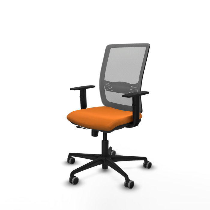 PIQUERAS Y CRESPO Silla de oficina Haches Naranja y Gris