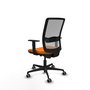 PIQUERAS Y CRESPO Silla de oficina Haches Naranja y Gris