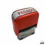 Sello Colop C20 PAGADO Rojo (50 Unidades)