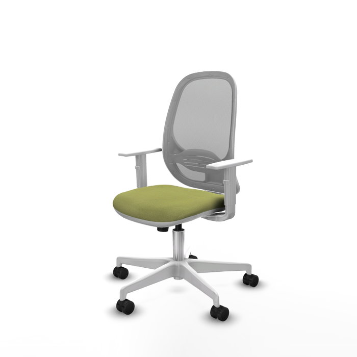 PIQUERAS Y CRESPO Silla de oficina Cilanco Verde oliva y Gris con mecanismo Sincro PIQUERAS Y CRESPO Silla de oficina Cilanco Verde oliva y Gris con mecanismo Sincro