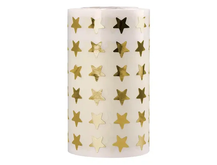 Liderpapel Gomets de estrellas doradas surtidas, 2500 unidades