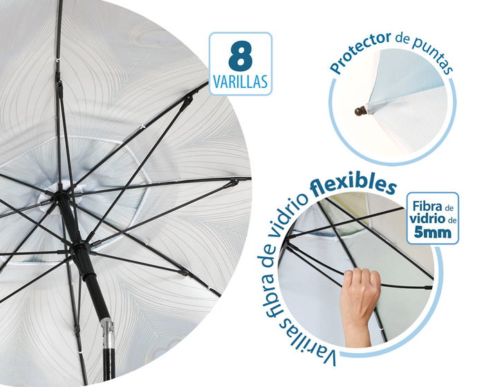 Atosa Sombrilla De Playa De Aluminio Modelo Con Upf 50+ Verde 180 cm 22-25 mm Verde