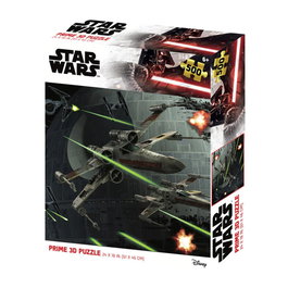 Prime 3d Puzle Lenticular 3D Star Wars Batalla 500 Piezas