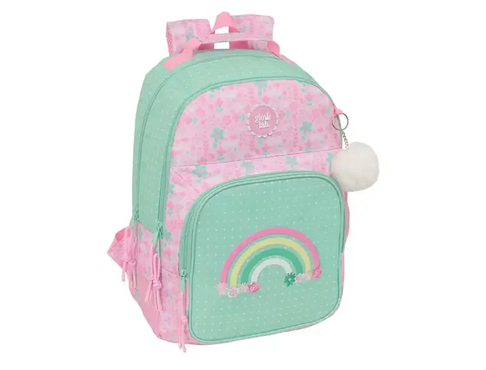 Safta Mochila Doble Adaptable a Carro Glowlab Amazing Safta Mochila Doble Adaptable a Carro Glowlab Amazing