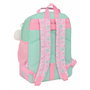 Mochila Escolar Glow Lab Amazing Verde Rosa 32 x 42 x 15 cm