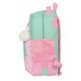 Mochila Escolar Glow Lab Amazing Verde Rosa 32 x 42 x 15 cm